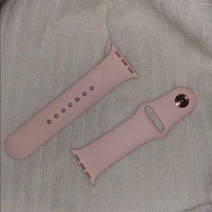 Pink sand Apple sports band (40mm)